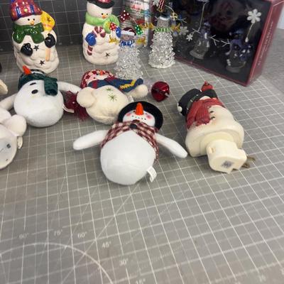 Large Mixed lot of SNOWMEN