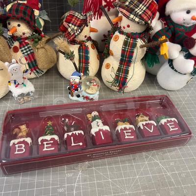 Another Mixed Lot of Snowmen TALLER 