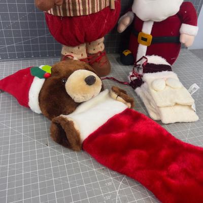 Santa Puppies and DO DA Stockings