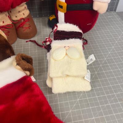 Santa Puppies and DO DA Stockings