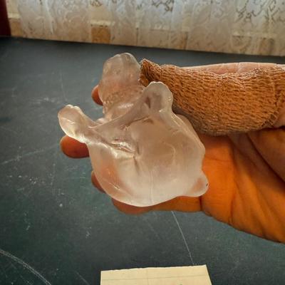 Glass bulldog