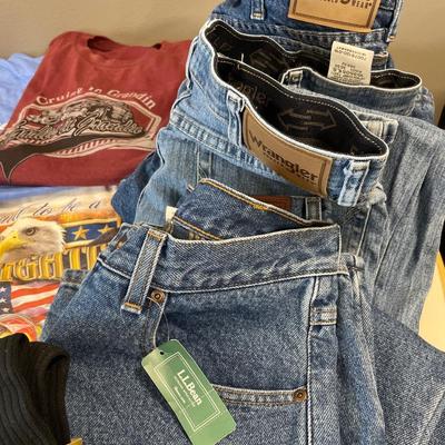 Mens jeans and tshirts