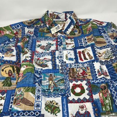 Reyn Spooner Mele Kalikimaka Hawaiian Christmas XXXL Men’s Shirt