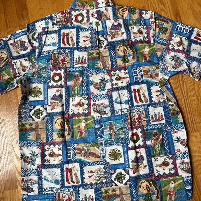 Reyn Spooner Mele Kalikimaka Hawaiian Christmas XXXL Men’s Shirt