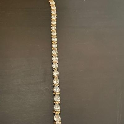 Vintage 925 Teardrop Clasp Bracelet