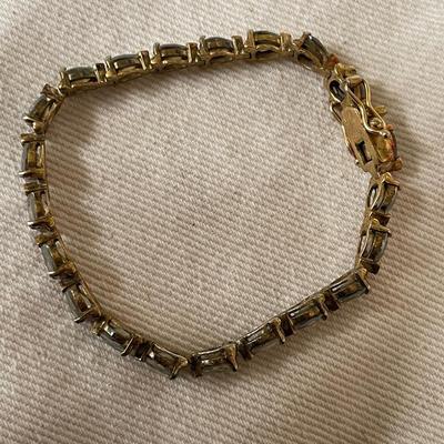 Vintage 925 Teardrop Clasp Bracelet