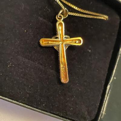 Vintage 925 Cross Pendant