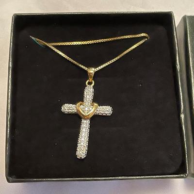 Vintage 925 Cross Pendant