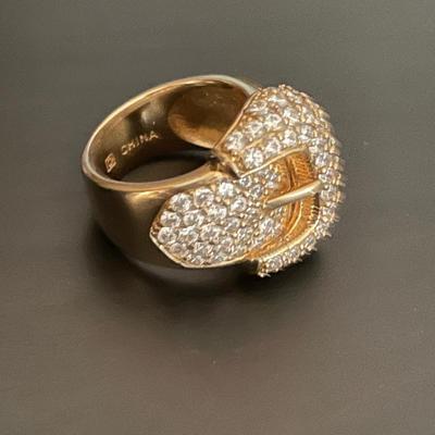 Vintage 925 Buckle Ring