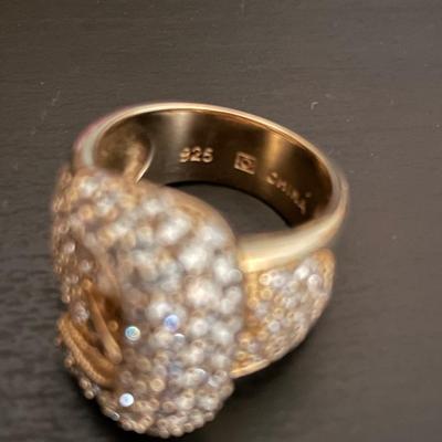 Vintage 925 Buckle Ring