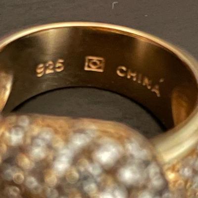 Vintage 925 Buckle Ring