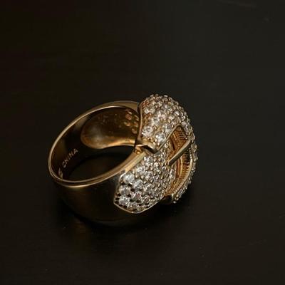 Vintage 925 Buckle Ring