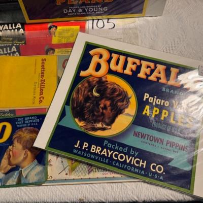 Crates and Vintage Advertisements
