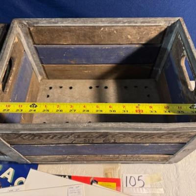 Crates and Vintage Advertisements