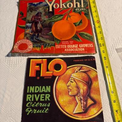 Crates and Vintage Advertisements