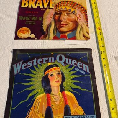 Crates and Vintage Advertisements