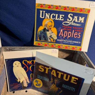 Crates and Vintage Advertisements