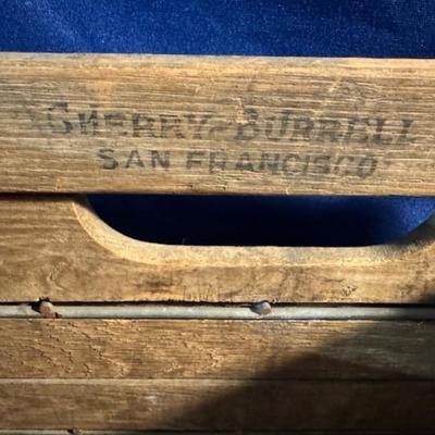 Crates and Vintage Advertisements