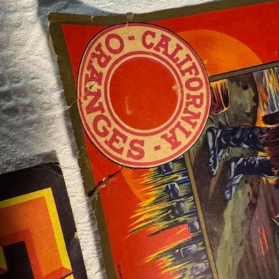 Crates and Vintage Advertisements