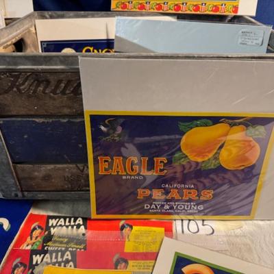 Crates and Vintage Advertisements