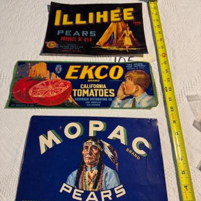 Crates and Vintage Advertisements