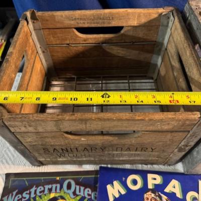 Crates and Vintage Advertisements