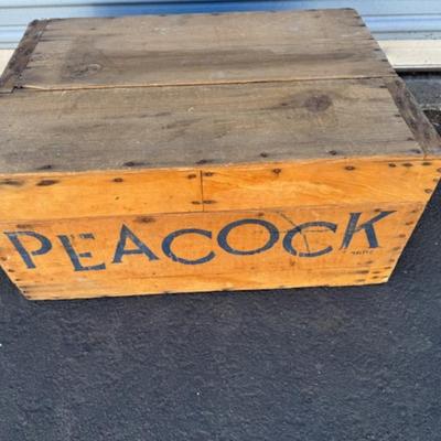 Small Wood Bench and Crate