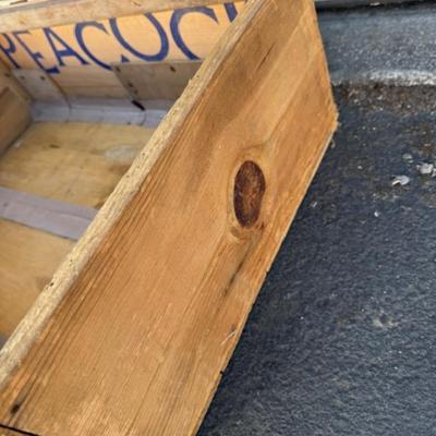 Small Wood Bench and Crate