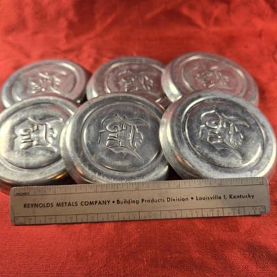 Reynolds Aluminum Coasters & Ruler