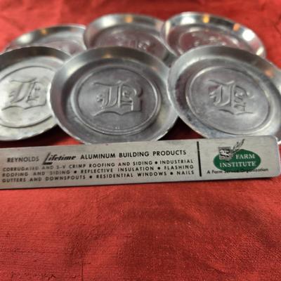 Reynolds Aluminum Coasters & Ruler