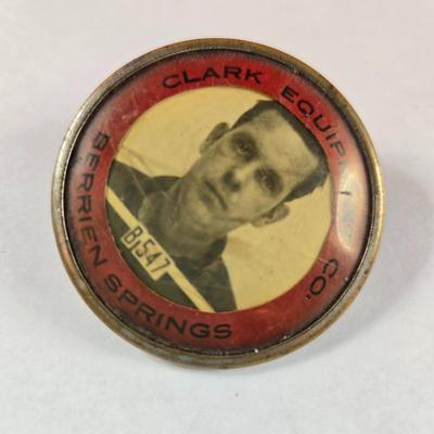 Vintage Worker's Badge - Clark Equipment Company