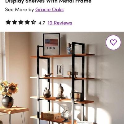 Bookcase 5 Shelf NIB