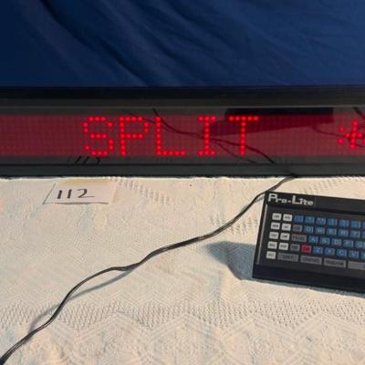 Pro-Lite Light display for advertising