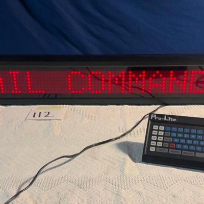 Pro-Lite Light display for advertising