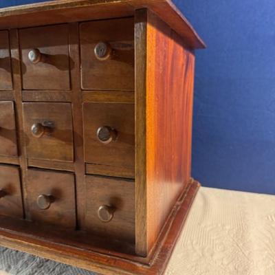 18 Drawer Wooden Chest