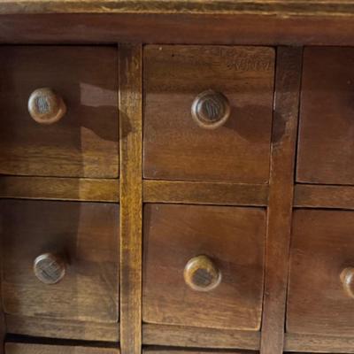 18 Drawer Wooden Chest