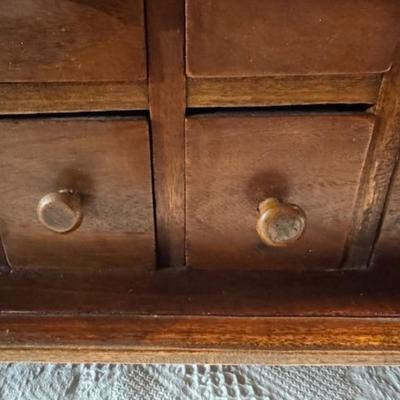 18 Drawer Wooden Chest