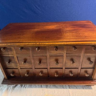 18 Drawer Wooden Chest