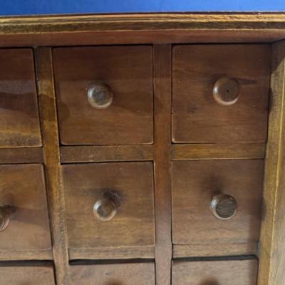 18 Drawer Wooden Chest