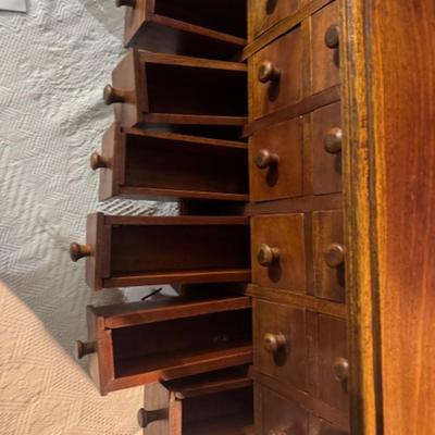 18 Drawer Wooden Chest