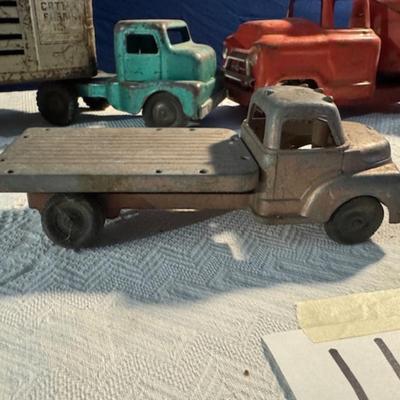 Vintage Metal Trucks and Trailers