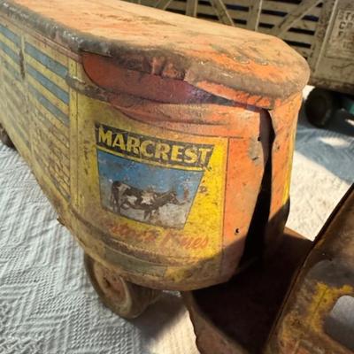 Vintage Metal Trucks and Trailers
