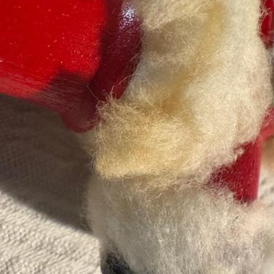 Bottle Brush Trees and Santa