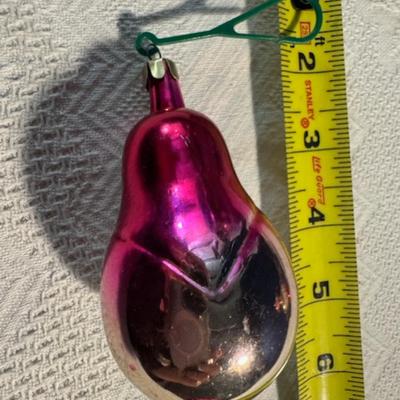 3 Glass Ornaments