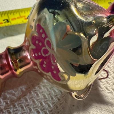 3 Glass Ornaments