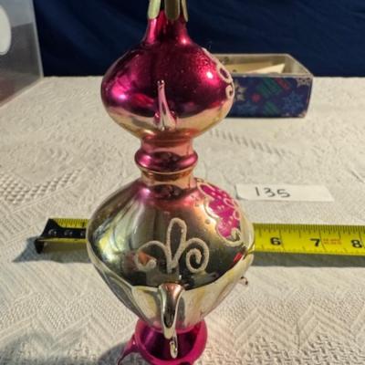 3 Glass Ornaments