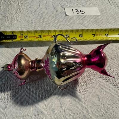 3 Glass Ornaments
