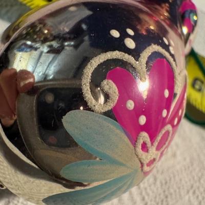 3 Glass Ornaments