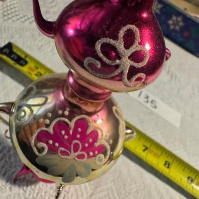 3 Glass Ornaments