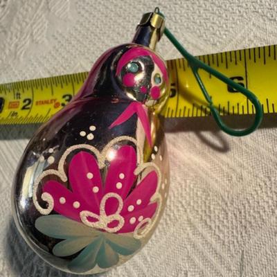 3 Glass Ornaments